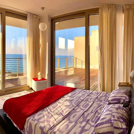 Sea View Penthouse Apartman Obzor Kültér fotó
