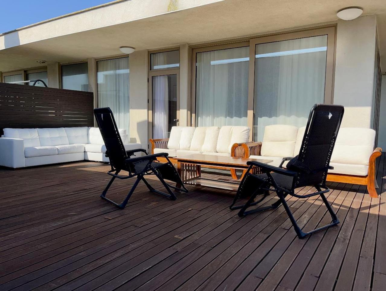 Sea View Penthouse Apartman Obzor Kültér fotó