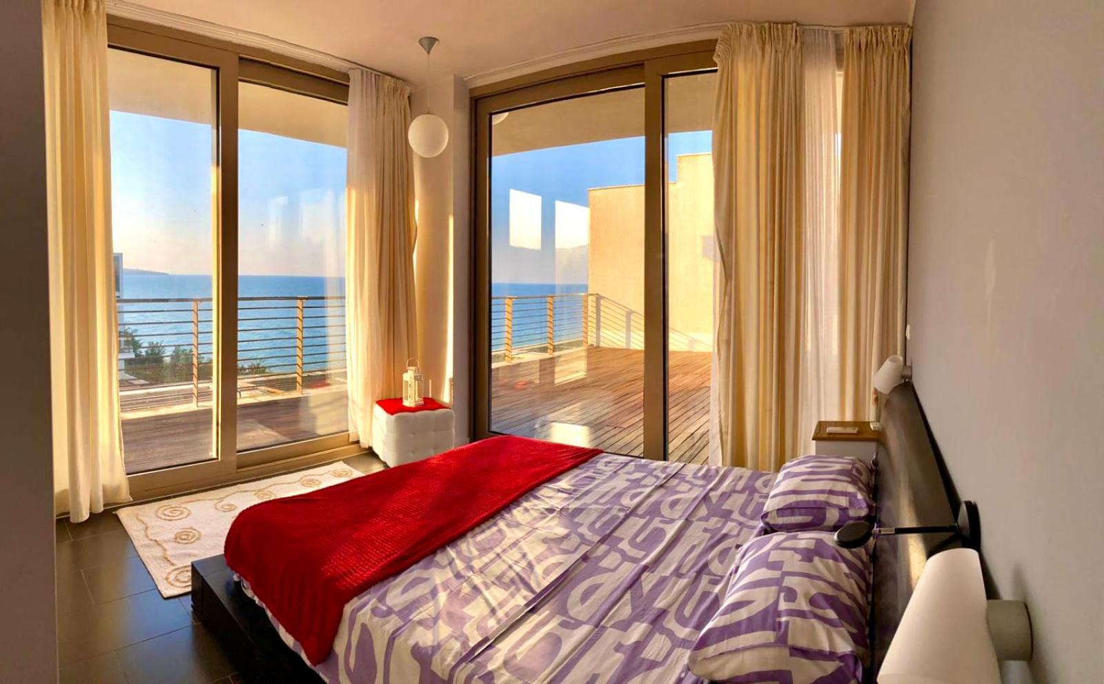 Sea View Penthouse Apartman Obzor Kültér fotó